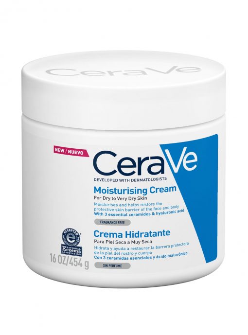 CERAVE CREMA HIDRATANTE CERAMIDAS Y ACIDO HIALURONICO 454G