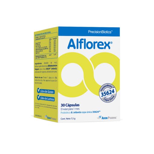 ALFLOREX PROBIOTICO 30 CAPSULAS SINDROME DE COLON IRRITABLE