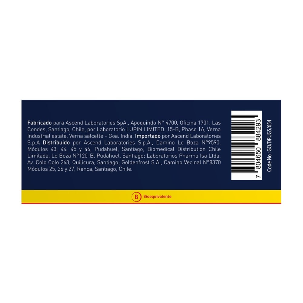 Producto FarmaSmart 7804650885481