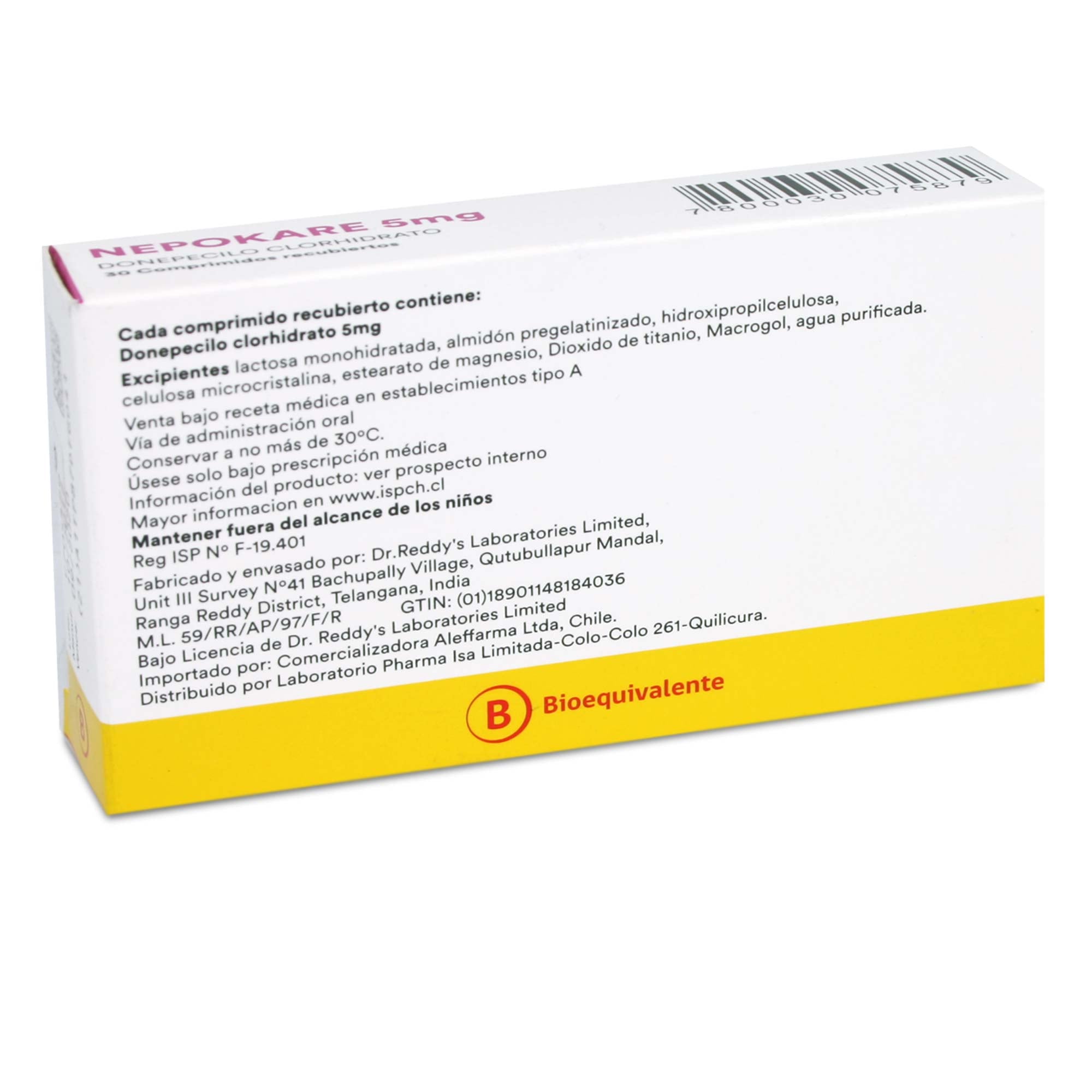 Producto FarmaSmart 7804667110354